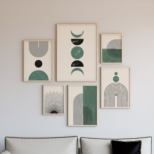 Boho Wall Art Set of 6-18