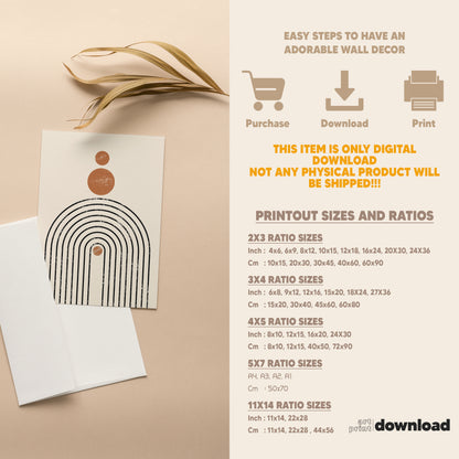 Boho Wall Art Set of 6-17