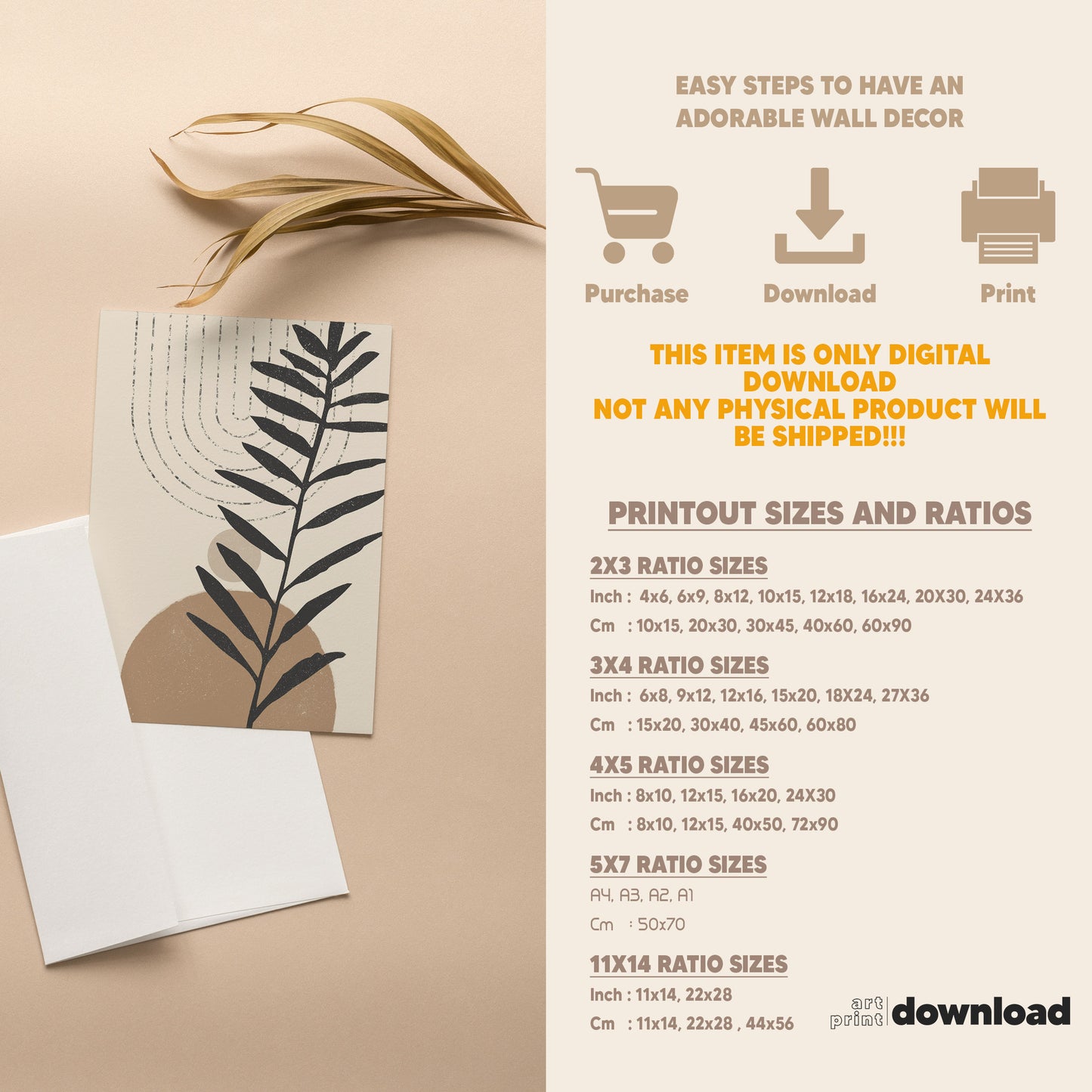 Boho Wall Art Set of 6-13