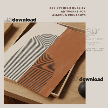 Boho Wall Art Set of 6-17