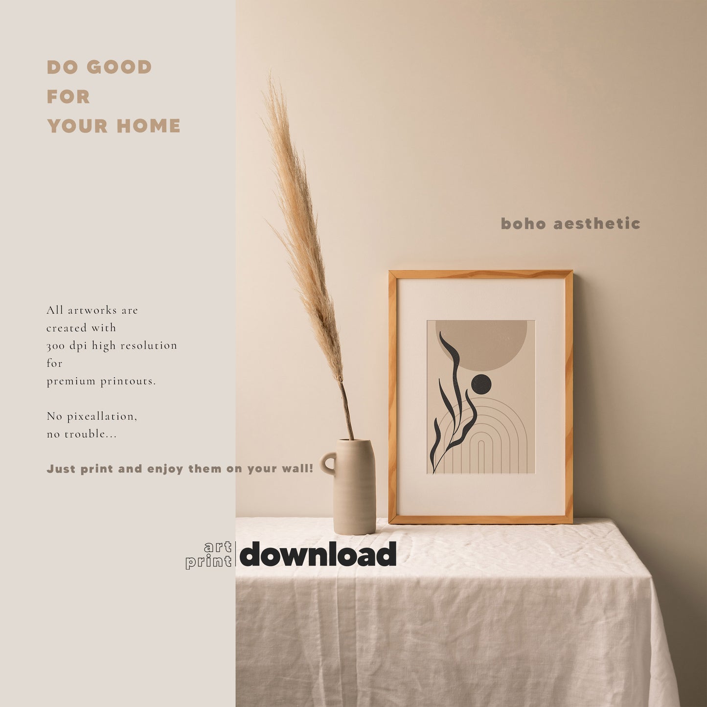 Boho Wall Art Set of 6-13