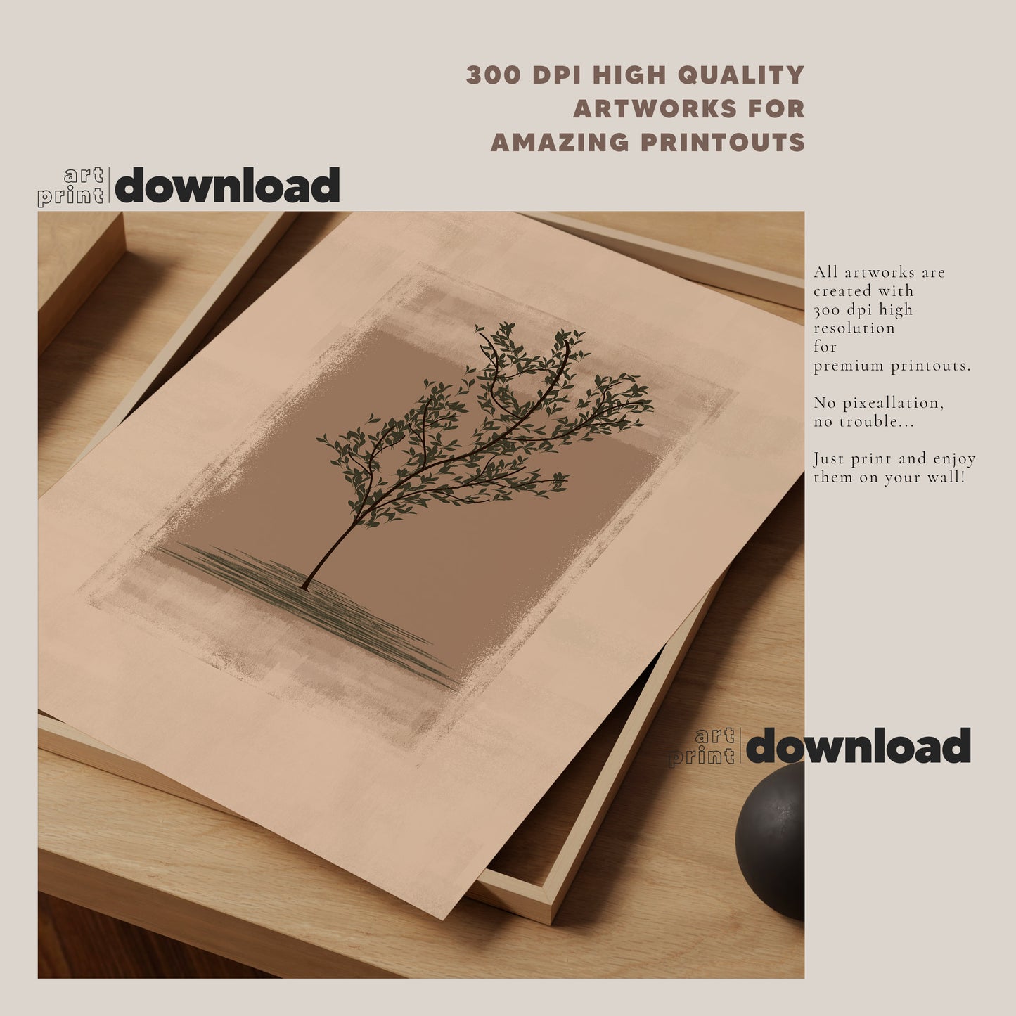 Boho Wall Art Set of 6-10