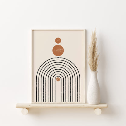 Boho Wall Art Set of 6-17