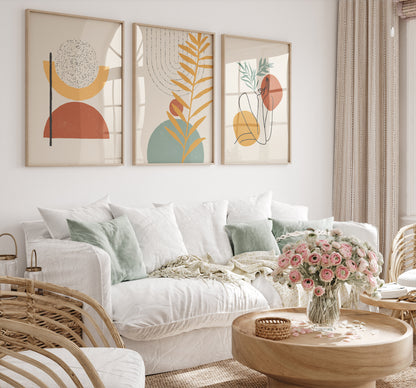 Boho Wall Art Set of 6-14