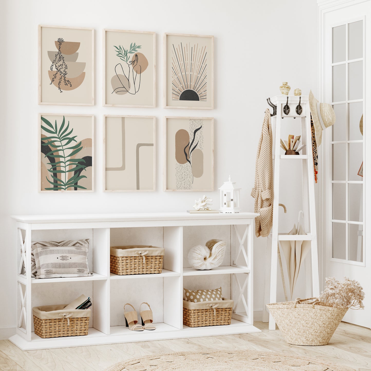 Boho Wall Art Set of 6 -2