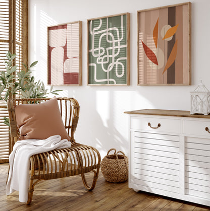 Boho Wall Art Set of 6-21