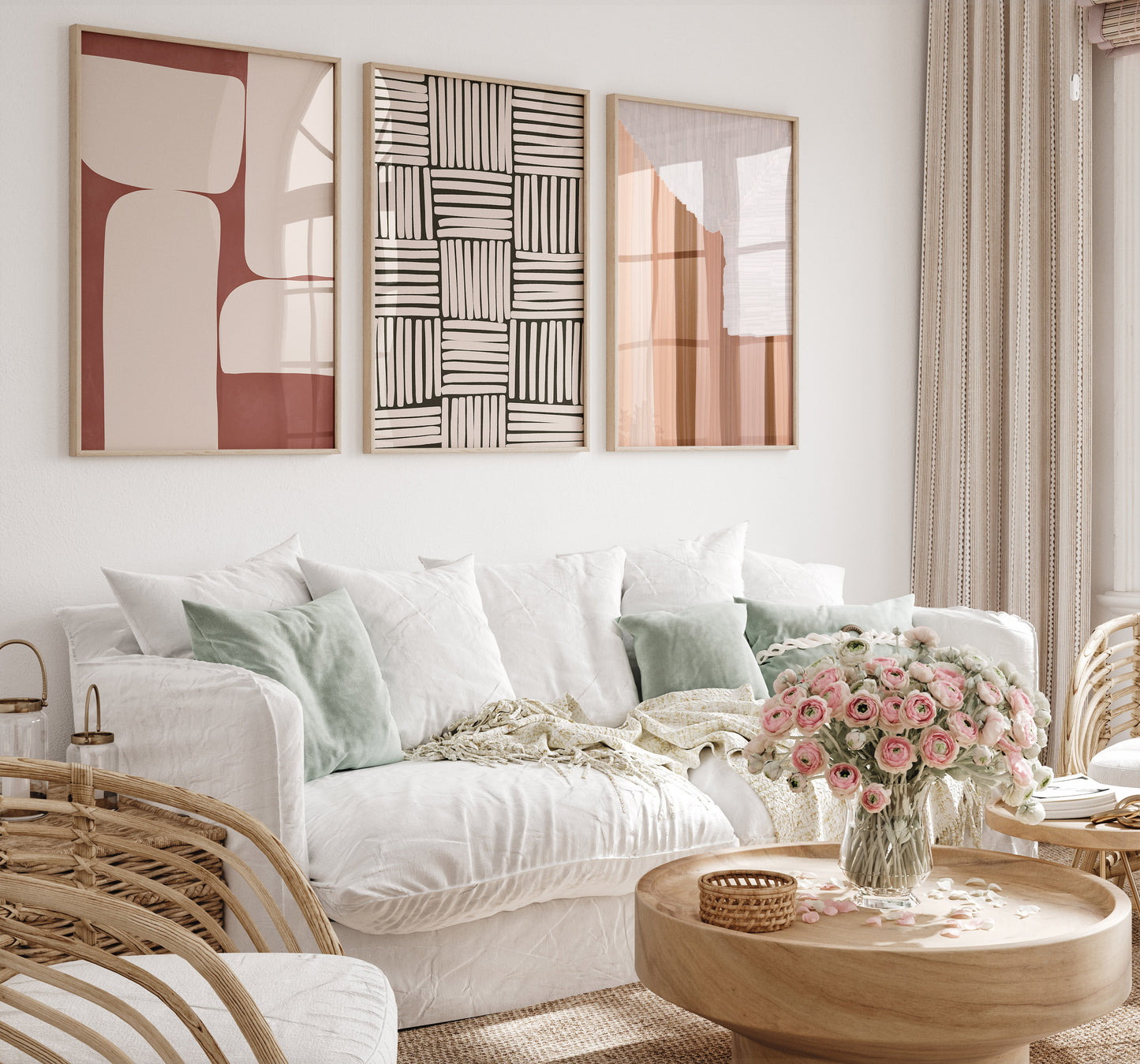 Boho Wall Art Set of 6-20