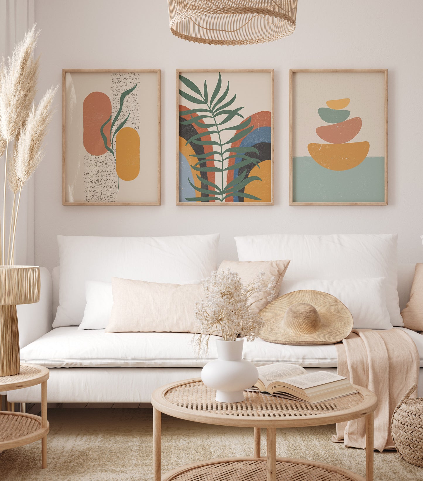 Boho Wall Art Set of 6-15