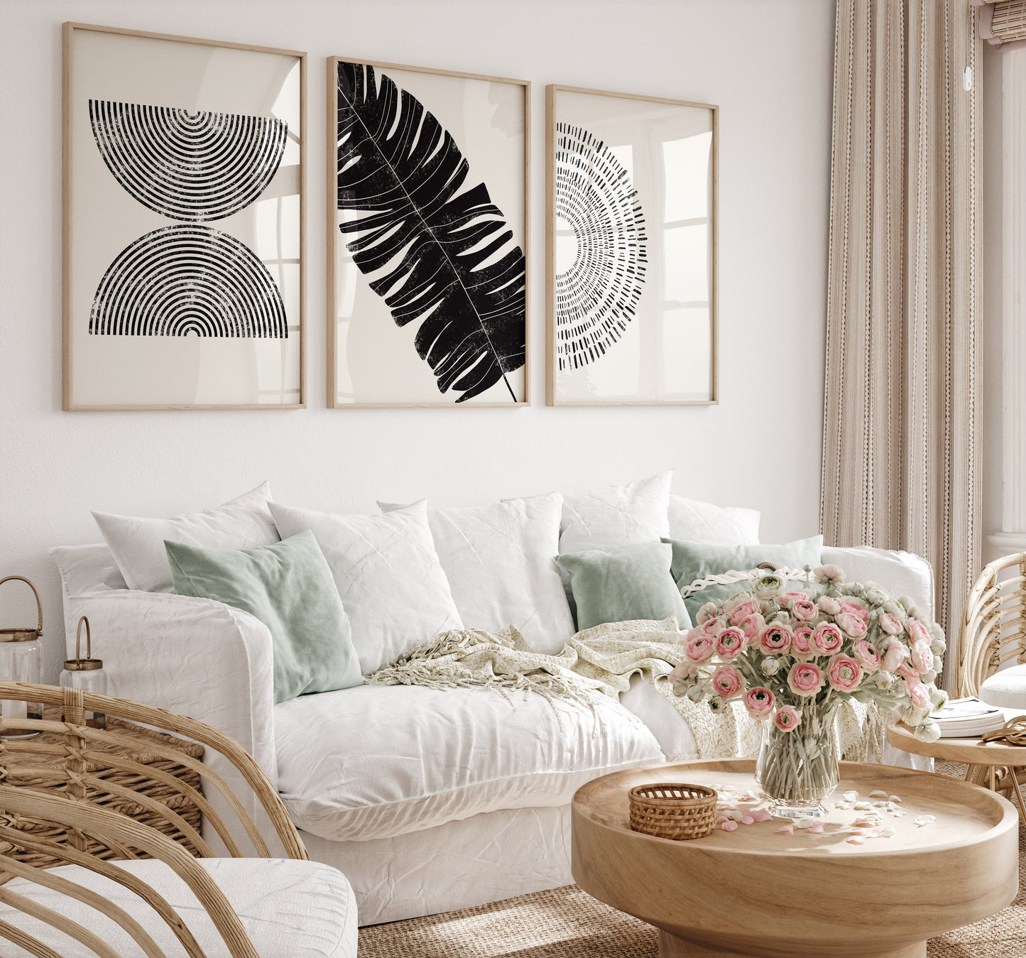 Boho Wall Art Set of 6-23