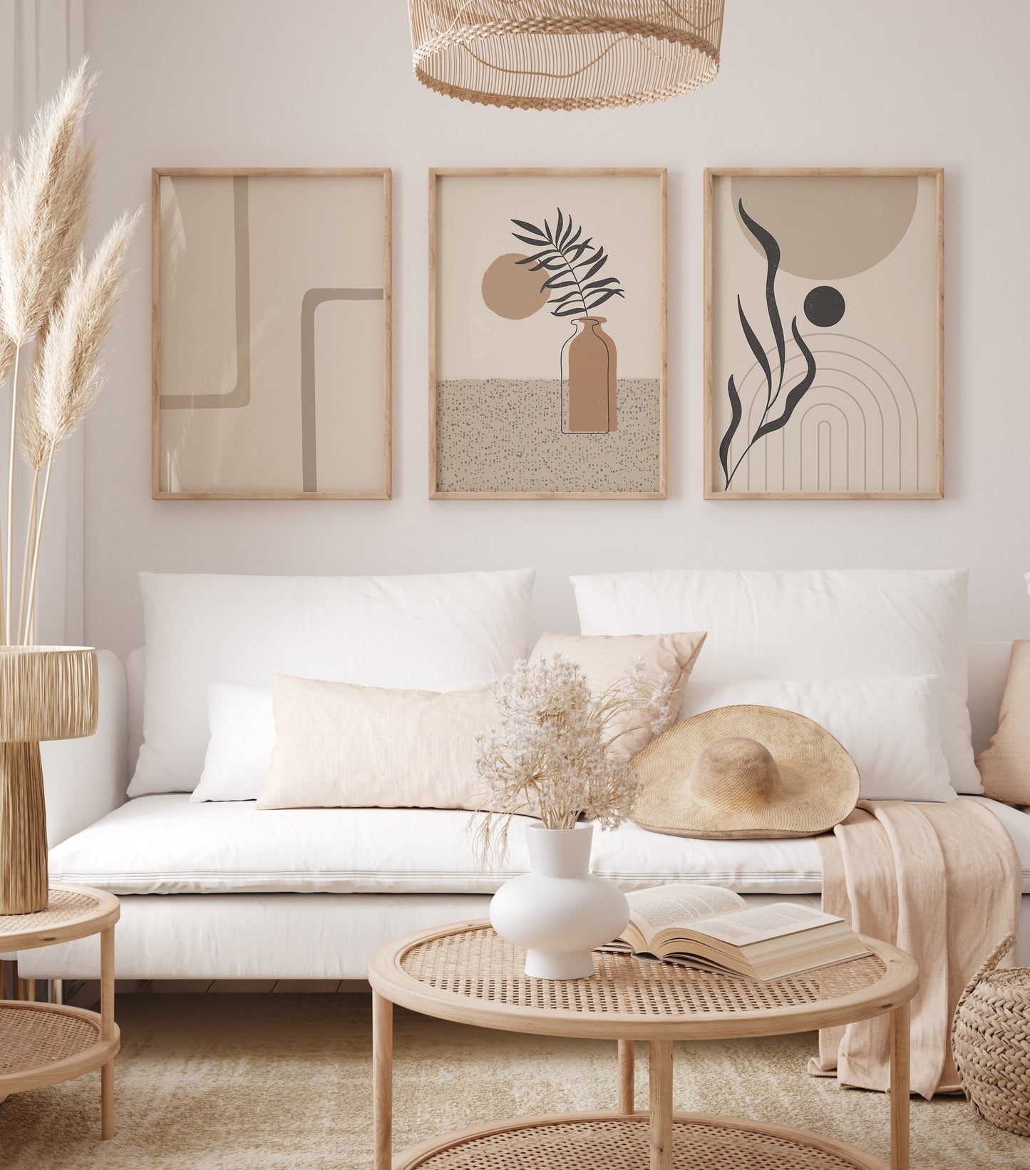 Boho Wall Art Set of 6-13