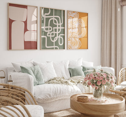 Boho Wall Art Set of 6-21