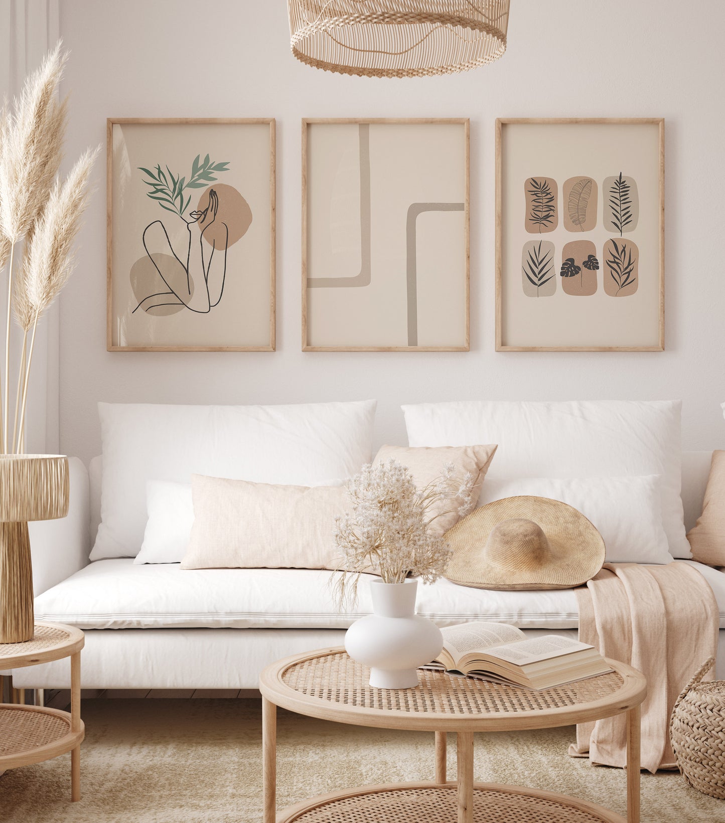 Boho Wall Art Set of 6-11