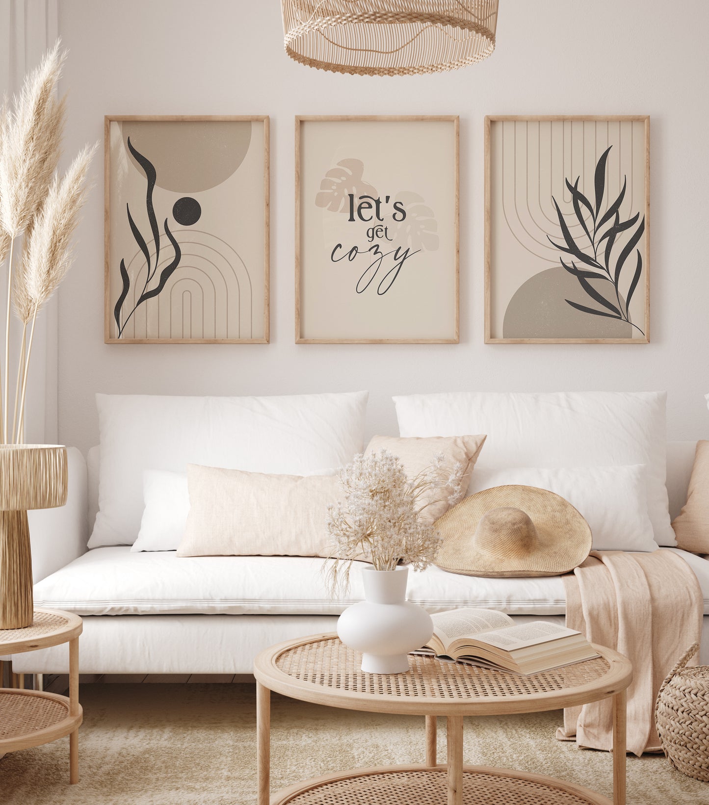 Boho Wall Art Set of 6-1