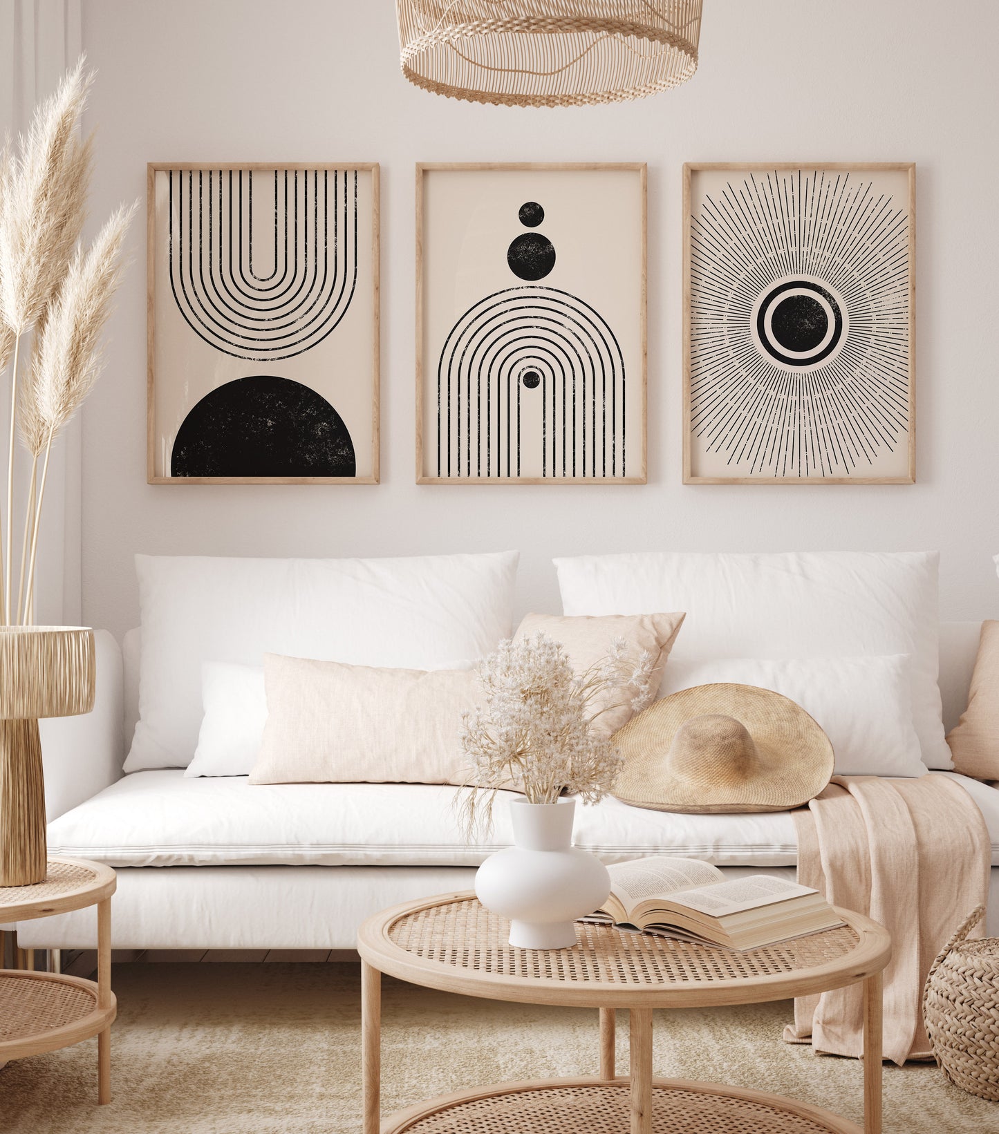Boho Wall Art Set of 6-22