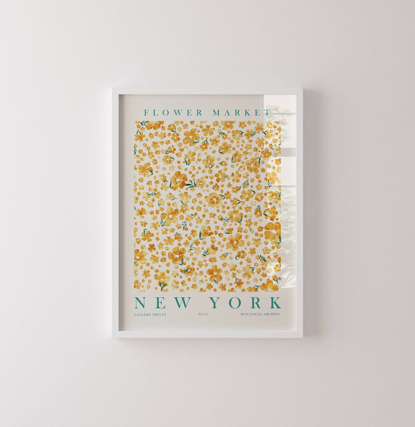 Flower Market Wall Art Set, 3 Pieces of Flower Wall Decor, Digital Download Floral Wall Decor, Madrid, Honolulu, New York Posters