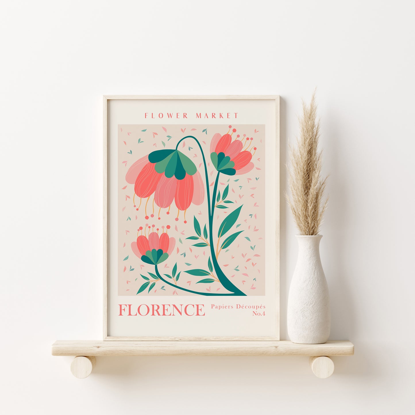 Flower Market Prints, Set of 3 Wall Art, Floral Apartment Wall Decor, Florence, London, Tokyo Flower Digital Posters