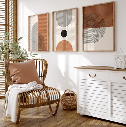 Boho Wall Art Set of 6-17