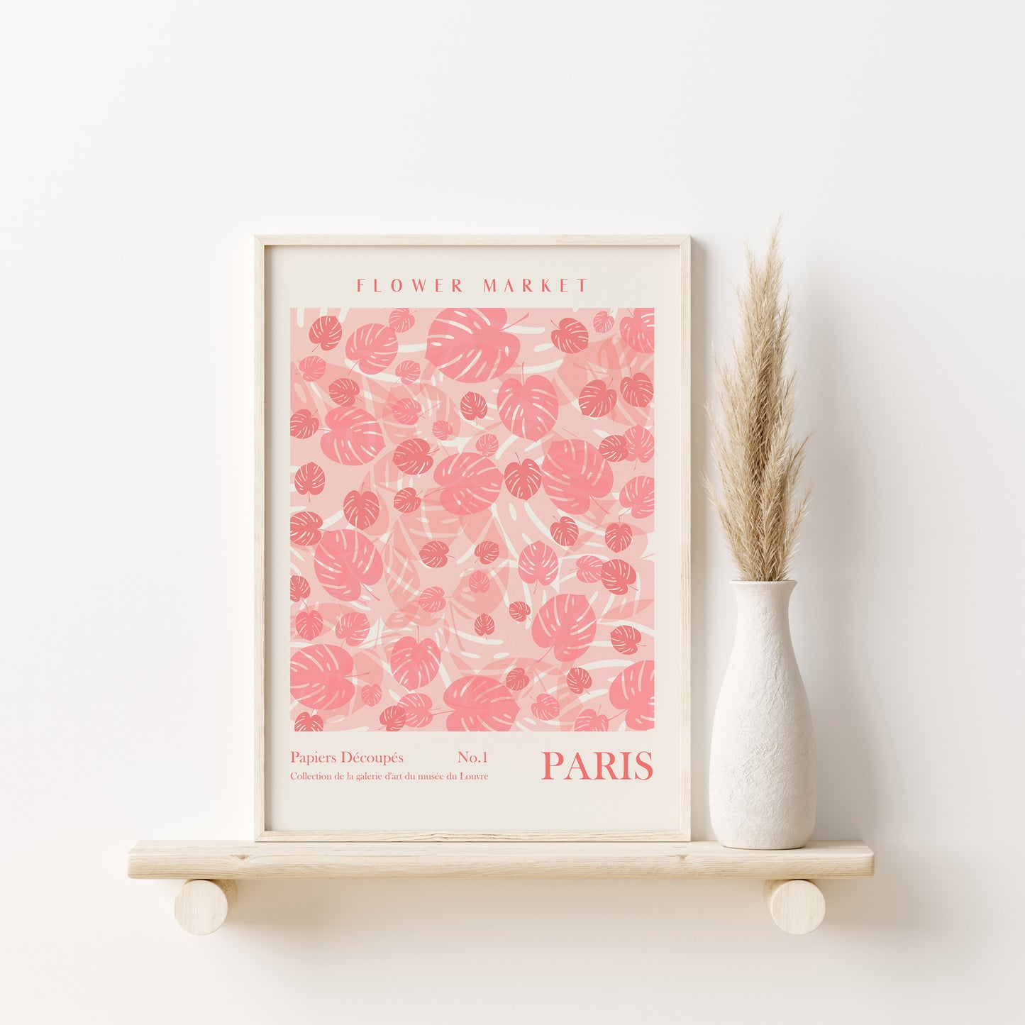 Pink Flower Wall Art Set of 3 Posters, Flower Market Art Prints, Floral Home Decor, Digital Download, Bologna, Osaka, Paris Prints