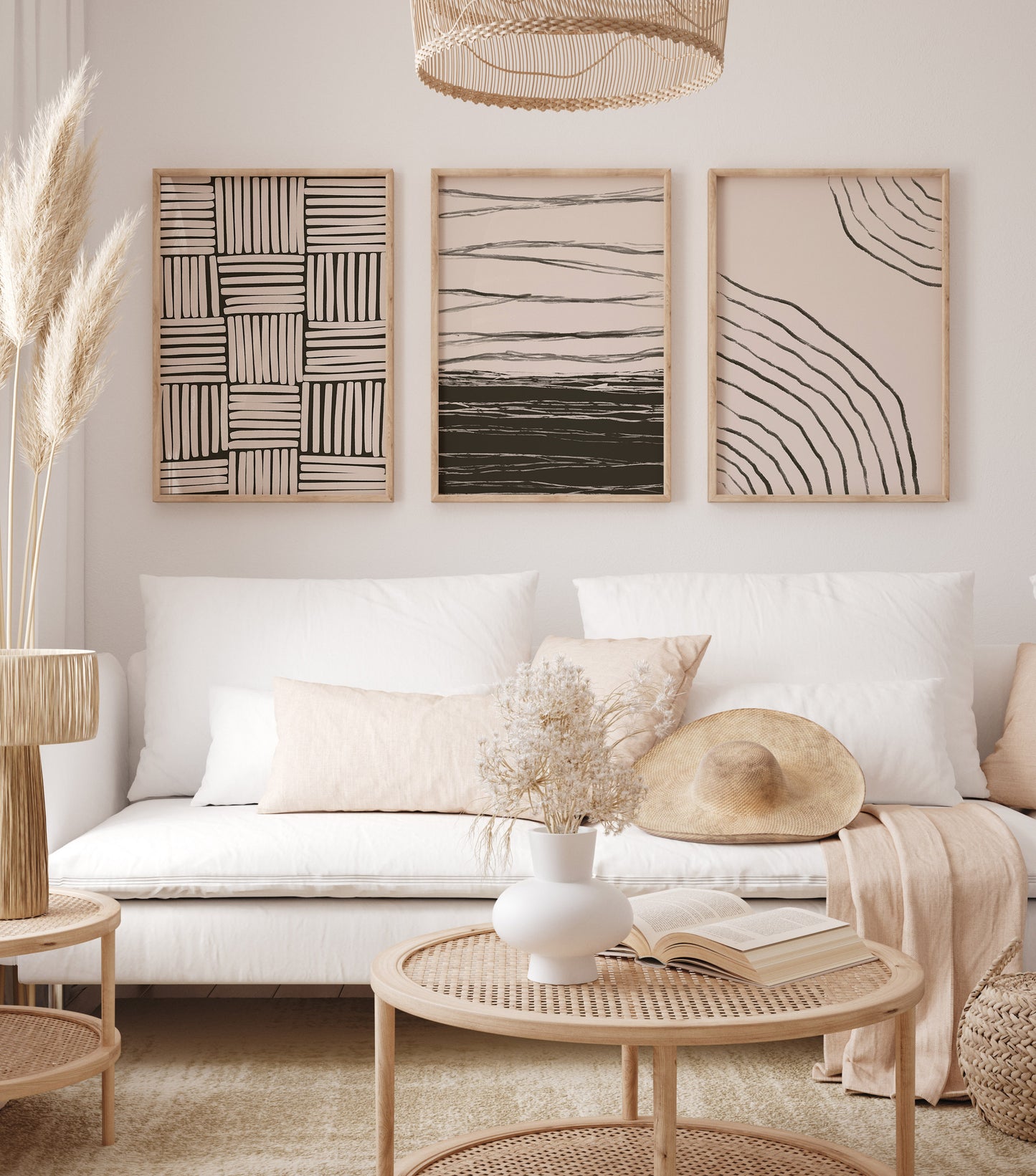Boho Wall Art Set of 6-16