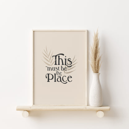 Boho Abstract Wall Art Set, Set of 6 Bohemian Posters