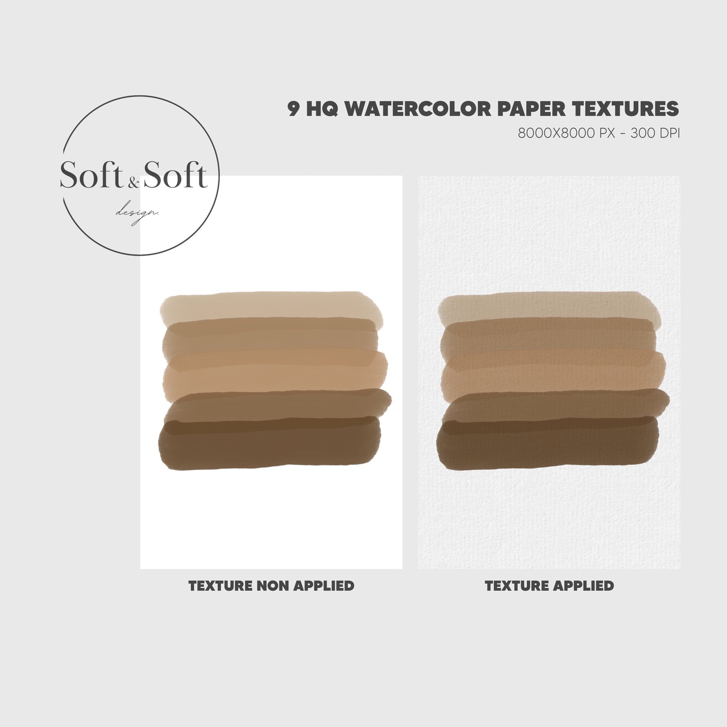 Procreate Gouache Brush Set, Watercolor Digital Papers, Painting Kit