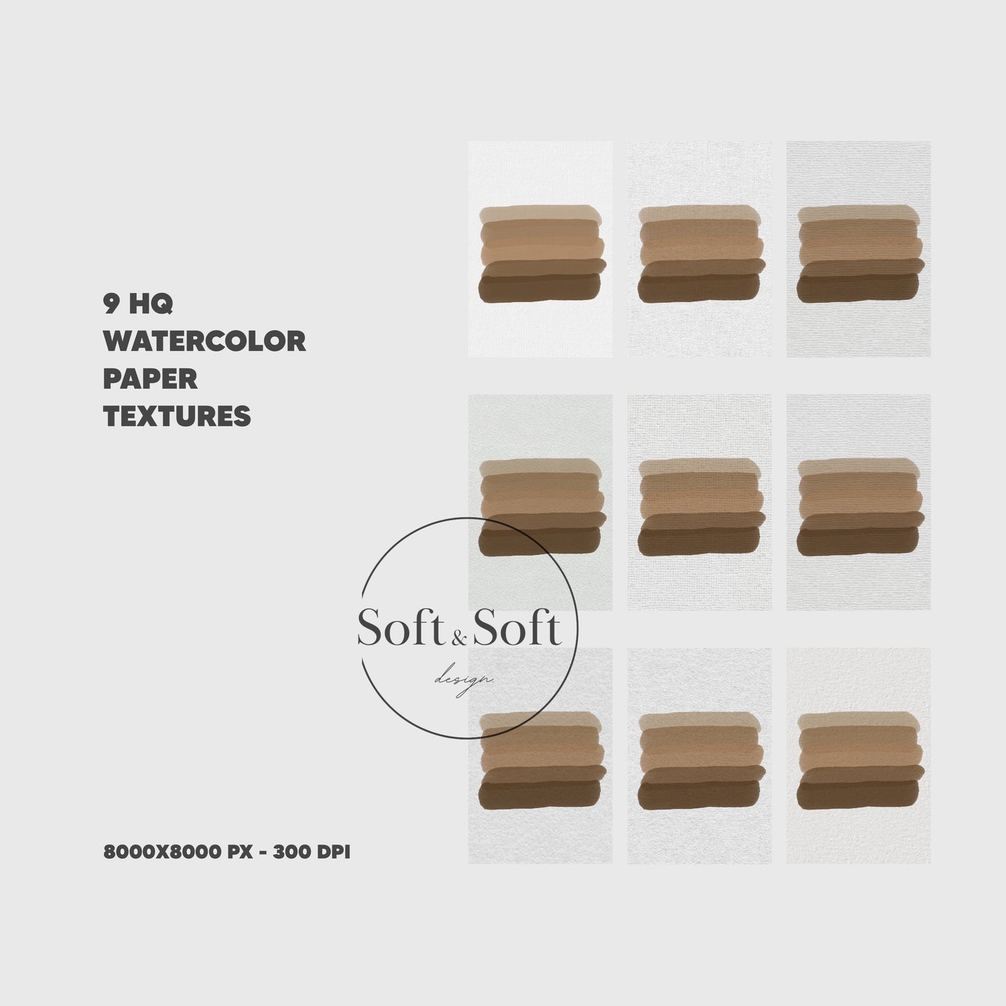 Procreate Gouache Brush Set, Watercolor Digital Papers, Painting Kit